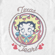 Men's Betty Boop Texas Tears  Adult T-Shirt