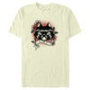 Men's Disney Hocus Pocus Binx Flower Tattoo  Adult T-Shirt