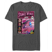 Men's Strange World Comic Book Cover  Adult T-Shirt