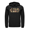 Men's Star Wars Floral Print Logo  Adult Pull Over Hoodie