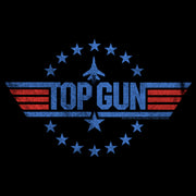 Men's Top Gun Circle of Stars Logo  Adult T-Shirt