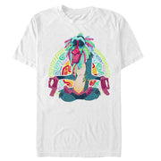 Men's Lion King Rafiki Geometric Rainbow  Adult T-Shirt