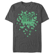 Men's MTV St. Patrick's Day Shamrock Splatter Logo  Adult T-Shirt