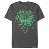 Men's MTV St. Patrick's Day Shamrock Splatter Logo  Adult T-Shirt