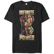 Men's Marvel Avengers: Avengers: Infinity War Gauntlet Power  Adult T-Shirt