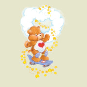 Men's Care Bears Tenderheart Bear Skating  Adult T-Shirt