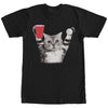 Men's Lost Gods Cat Pong Victory  Adult T-Shirt