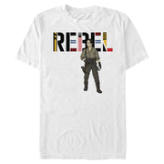 Men's Star Wars: The Rise of Skywalker Rebel Rose  Adult T-Shirt