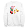 Men's Pokemon Christmas Jigglypuff and Fennekin Stocking  Adult Sweatshirt