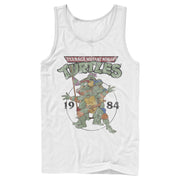 Men's Teenage Mutant Ninja Turtles 1984 Heroes  Adult Tank Top