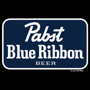 Men's Pabst Blue Ribbon Label Logo  Adult T-Shirt