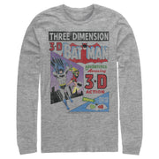 Men's Batman 3D Vintage Comic Cover  Adult Long Sleeve Shirt