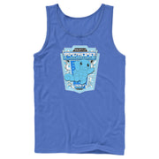 Men's Pokemon Squirtle Metallic Badge  Adult Tank Top