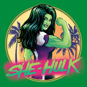 Men's She-Hulk: Attorney at Law Hero at the Beach  Adult T-Shirt