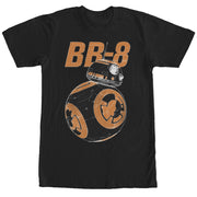 Men's Star Wars The Force Awakens BB-8 On the Move  Adult T-Shirt