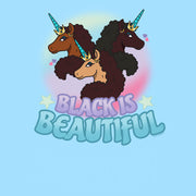 Men's Afro Unicorn Triple Horned Beauties  Adult T-Shirt