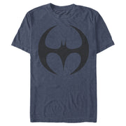 Men's Batman Logo Modern Wing Curve  Adult T-Shirt