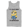 Men's Despicable Me Minions Clap When Impressed  Adult Tank Top