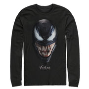 Men's Marvel Venom Film All Smiles  Adult Long Sleeve Shirt