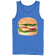 Men's Lost Gods Cheeseburger Love  Adult Tank Top