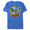 Men's General Motors Chevy Camaro SS Retro Cruising Circle  Adult T-Shirt