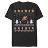 Men's Nintendo Ugly Christmas Mario Coin  Adult T-Shirt