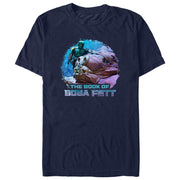 Men's Star Wars: The Book of Boba Fett Rancor and Boba  Adult T-Shirt