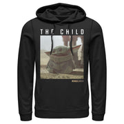 Men's Star Wars: The Mandalorian The Child Frame  Adult Pull Over Hoodie