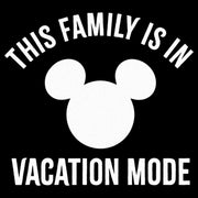 Men's Mickey & Friends This Family Is in Vacation Mode  Adult Long Sleeve Shirt