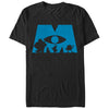 Men's Monsters Inc Logo Silhouette  Adult T-Shirt