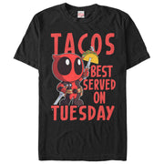 Men's Marvel Deadpool Taco Tuesday  Adult T-Shirt