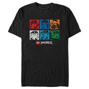 Men's LEGO: Ninjago Character Portraits  Adult T-Shirt