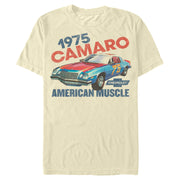 Men's General Motors Retro 1975 Camaro American Muscle  Adult T-Shirt