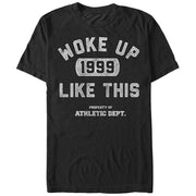 Women's CHIN UP Woke Up Like This 1999  Adult Boyfriend Tee