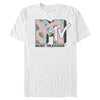 Men's MTV Pineapple Fruit Logo  Adult T-Shirt