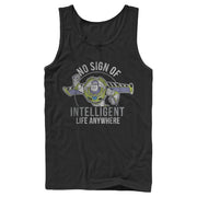 Men's Toy Story Buzz No Sign Of Intelligent Life  Adult Tank Top