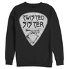 Men's Twisted Sister Guitar Pick Logo  Adult Sweatshirt