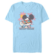 Men's Mickey & Friends Beach Ready Mickey Mouse  Adult T-Shirt