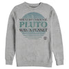 Men's NASA My Age Pluto Was A Planet  Adult Sweatshirt