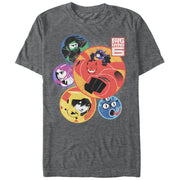 Men's Big Hero 6 Superhero Team Circles  Adult T-Shirt