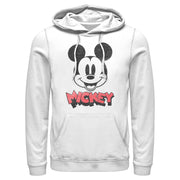 Men's Mickey & Friends Mickey Mouse Retro Headshot  Adult Pull Over Hoodie