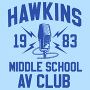 Men's Stranger Things Hawkins AV Club 1983  Adult T-Shirt