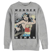 Men's Justice League Comic Poster  Adult Sweatshirt