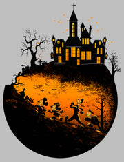 Men's Mickey & Friends Halloween Haunted Mansion  Adult T-Shirt