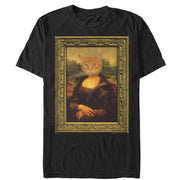 Men's Lost Gods Mona Lisa Cat  Adult T-Shirt