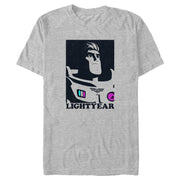 Men's Lightyear Buzz Poster  Adult T-Shirt