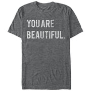 Women's CHIN UP You are Beautiful  Adult Boyfriend Tee