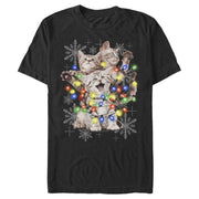 Men's Lost Gods Kitten Lights  Adult T-Shirt