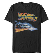 Men's Back to the Future Part 2 Electric DeLorean  Adult T-Shirt