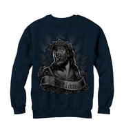 Men's Aztlan Cristo  Adult Sweatshirt